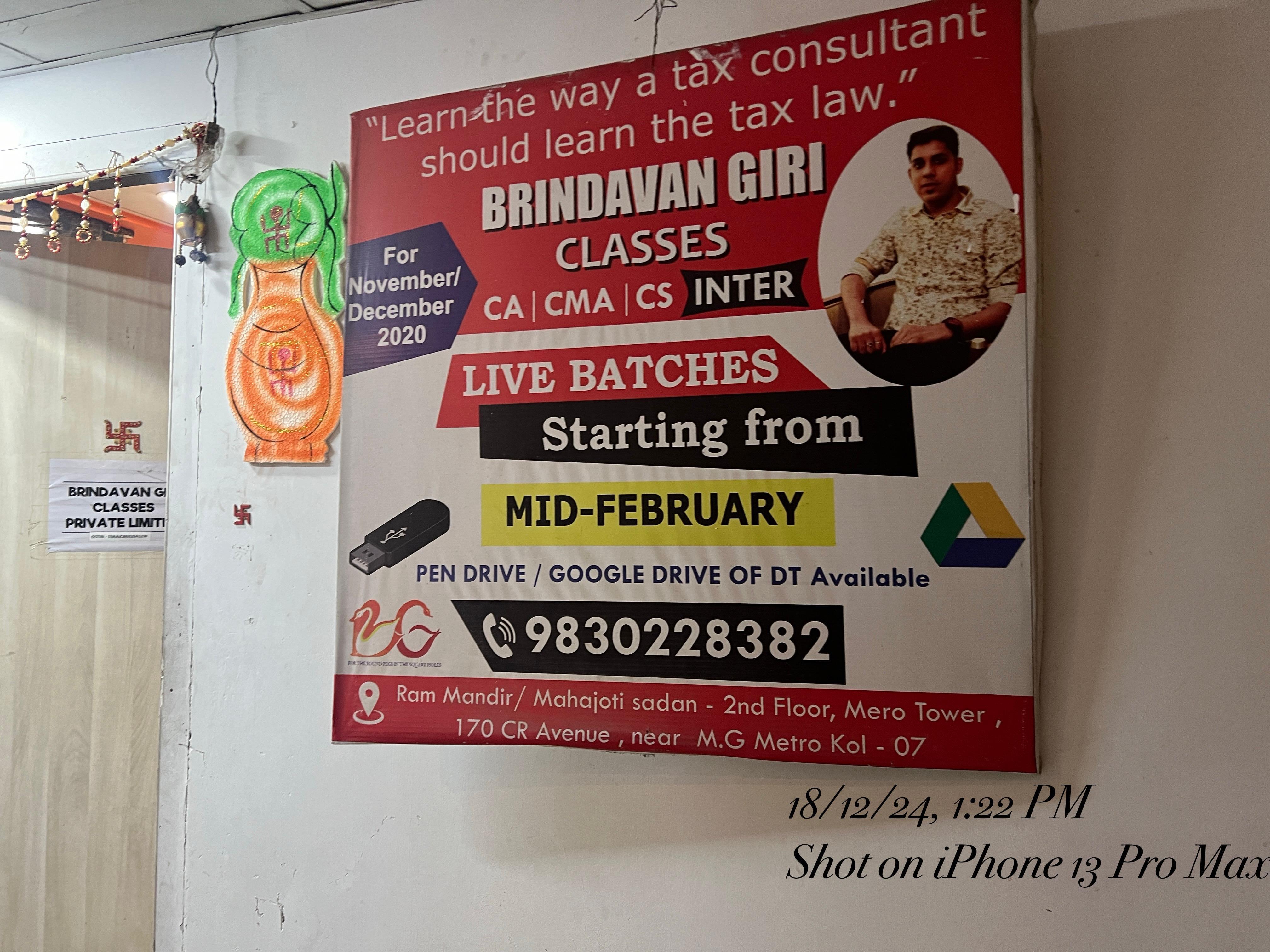 Brindavan Giri Tax Classes Brindavan Giri Tax Classes Building and Classroom photo 1